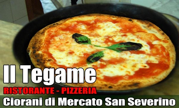 Il Tegame ristorante pizzeria specialità pizza cotta al tegame. Località Ciorani