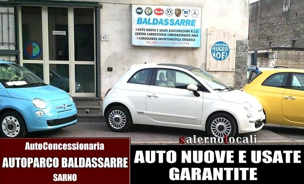 Autoparco Baldassarre Concessionaria.  VERI AFFARI auto nuove e usate. Sarno Salerno