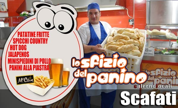 Lo Sfizio del Panino Paninoteca Sfizzetteria Piadineria specialità Kebab. Località Scafati