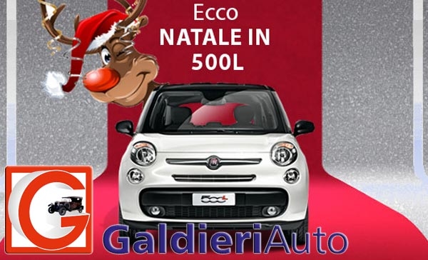 Galdieri Auto Concorso Vinci 2000,00 euro per Fiat 500 L. Per saperne di più entra nell'offerta 