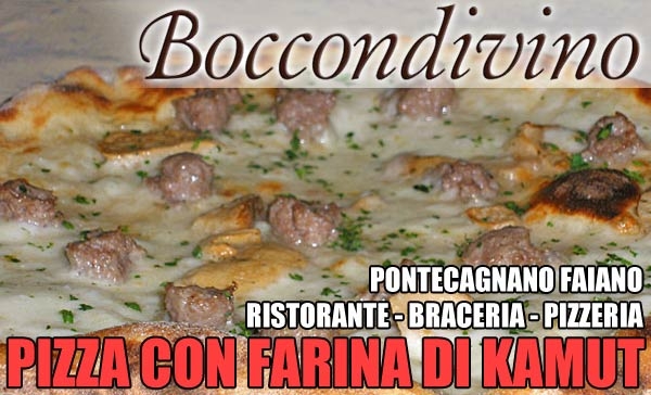 Boccondivino, ristorante pizzeria braceria propone la specialità della pizza con la farina di Kamut a Pontecagnano Faiano, Salerno