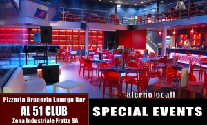 Al 51 Club.EVENTI. Festa della donna con Live Show. Z. i. di Fratte SA.